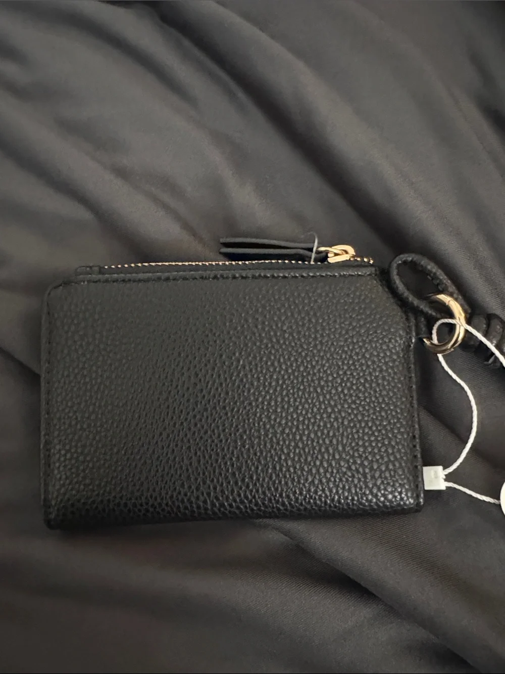Nanette Lepore Black Iryne Leather Wristlet Wallet NEW 🏷️
